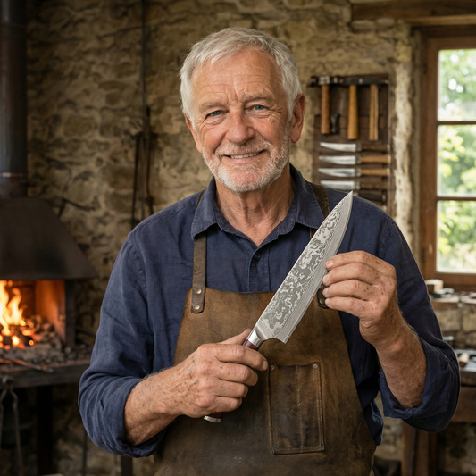 Couteau Damas de Jacques Morel