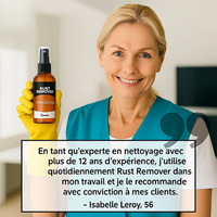 Rust Remover - élimine même la rouille tenace en quelques secondes