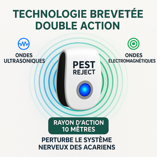Pest Reject | Ultrasons contre les acariens