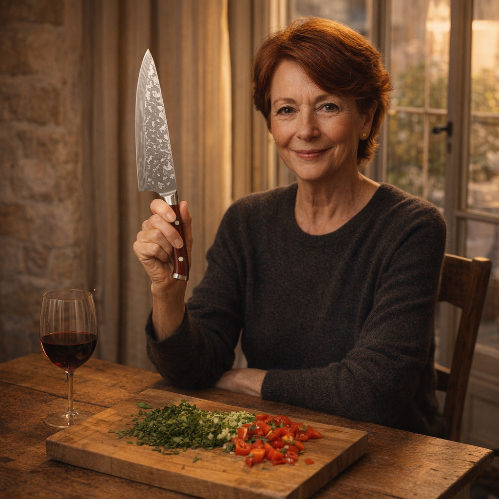 Couteau Damas Jacques Morel